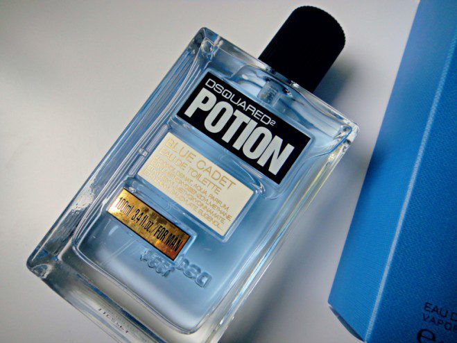 Dsquared² Potion blue cadet Perfume for men bottle twitter