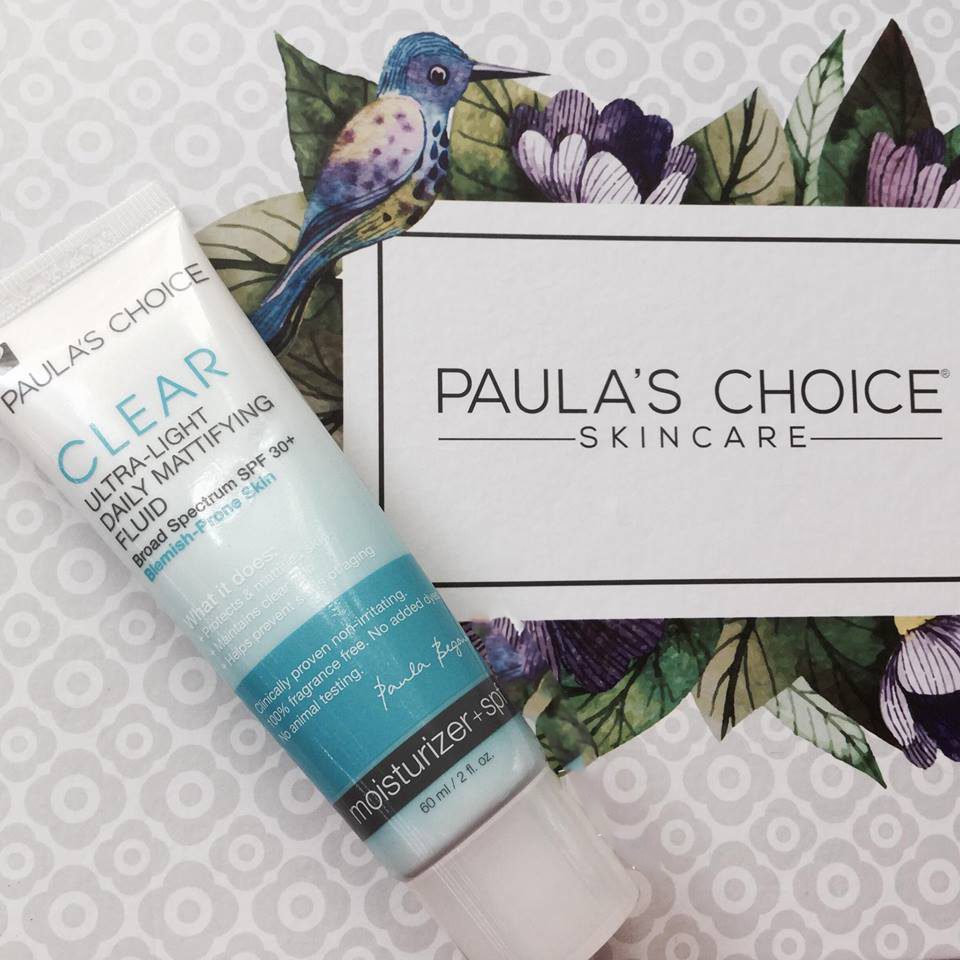 kem chong nang danh cho da mun Paula’s Choice Clear Ultra Light Daily Fluid SPF30 60ml