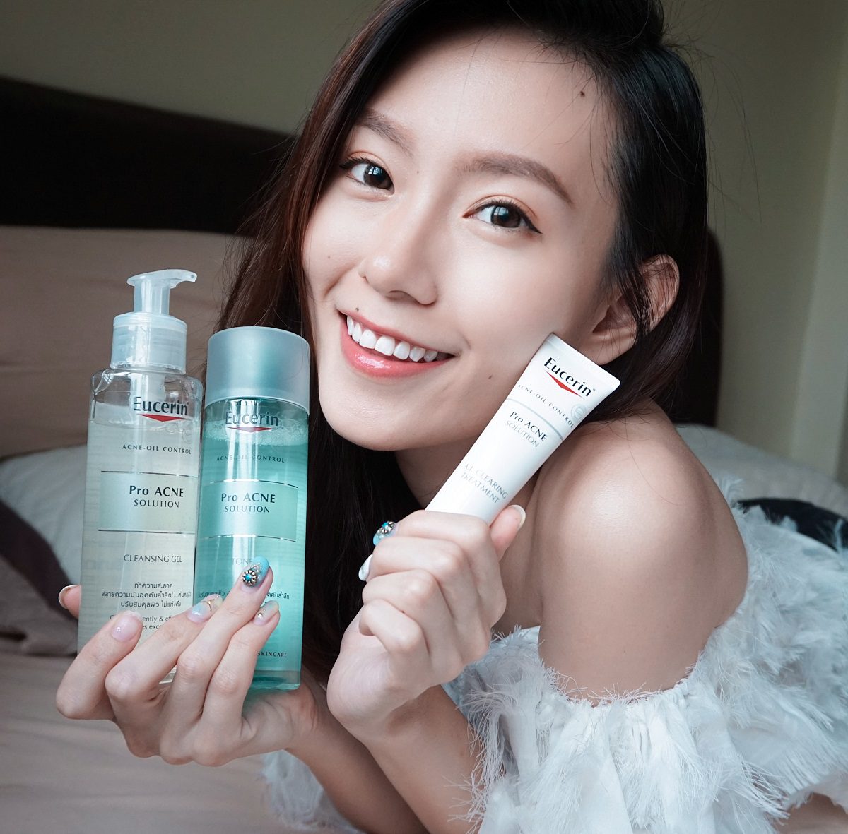 review my pham eucerin proacne cleansing gel orchard.vn