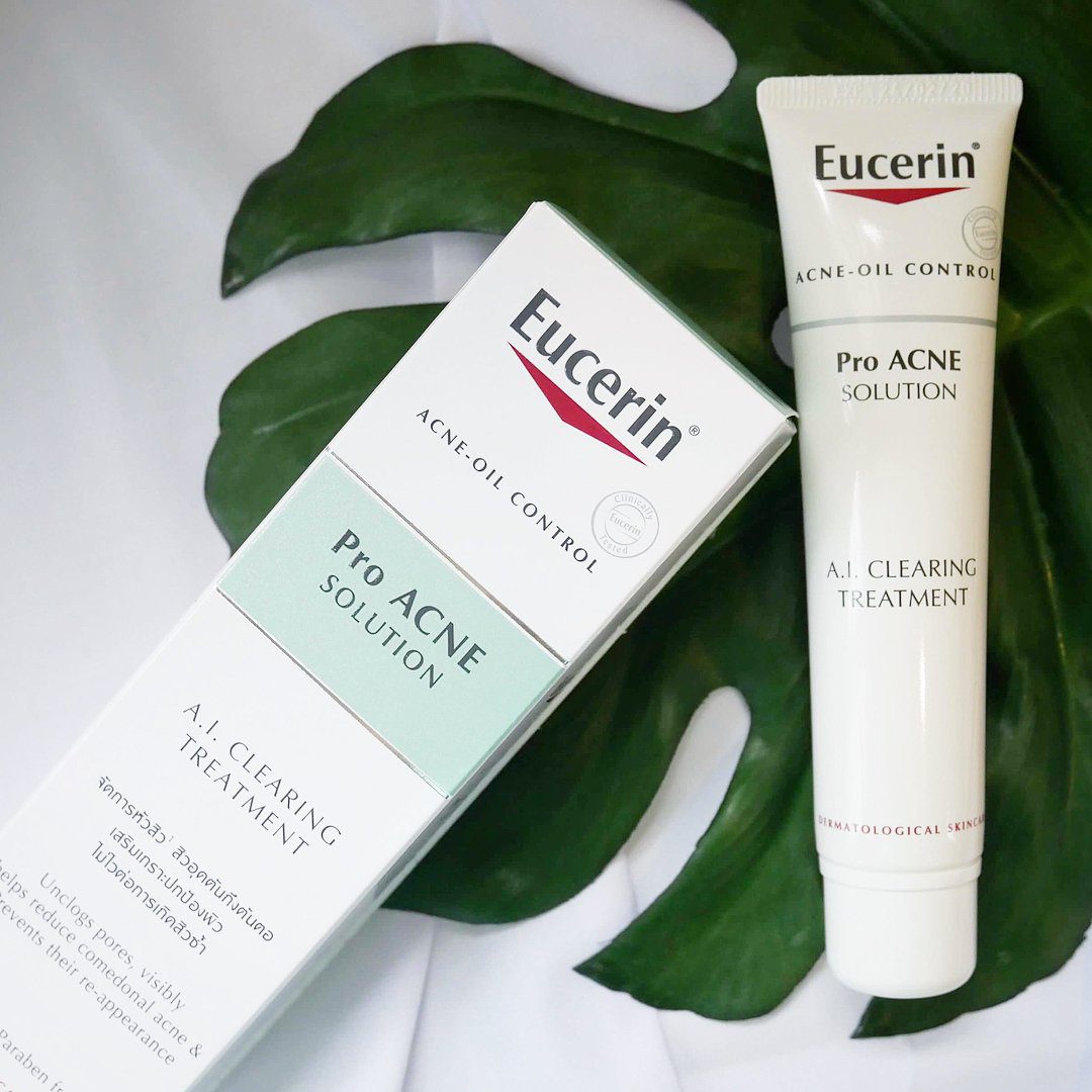 Image result for Eucerin Trá» Má»¥n ProAcne A.I Clearing Treatment Gel