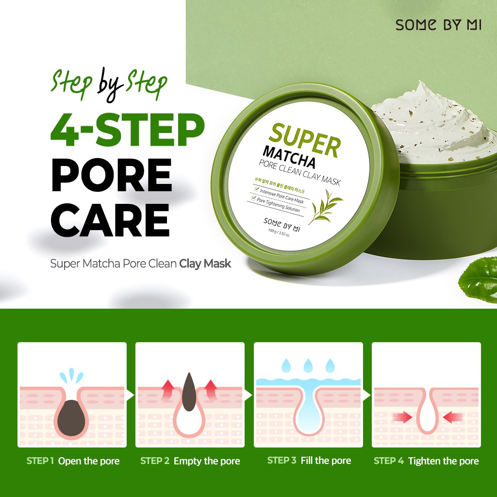 Mặt Nạ Some By Mi Super Matcha Pore Clean Clay Mask - Orchard.Vn