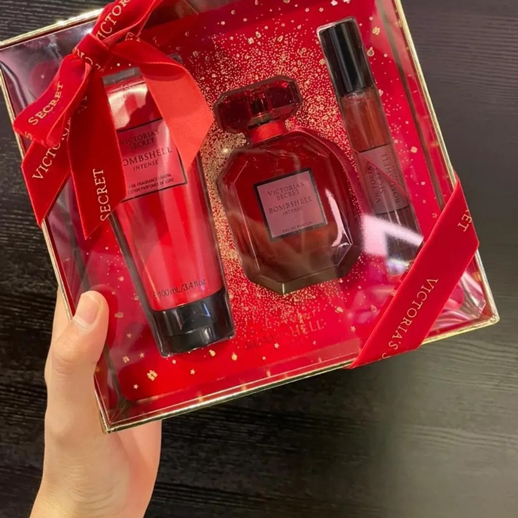 Set Nước Hoa Nữ Victorias Secret Bombshell Intense Gift Set Holiday 2020 