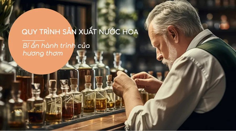 Quy trình sản xuất nước hoa: Bí ẩn hành trình của hương thơm