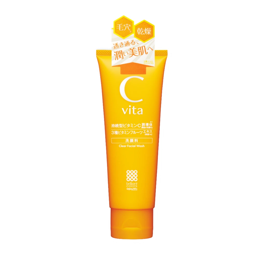 Meishoku C vita Clear Facial Wash - Sữa rửa mặt sáng da Cvita - Ảnh 3