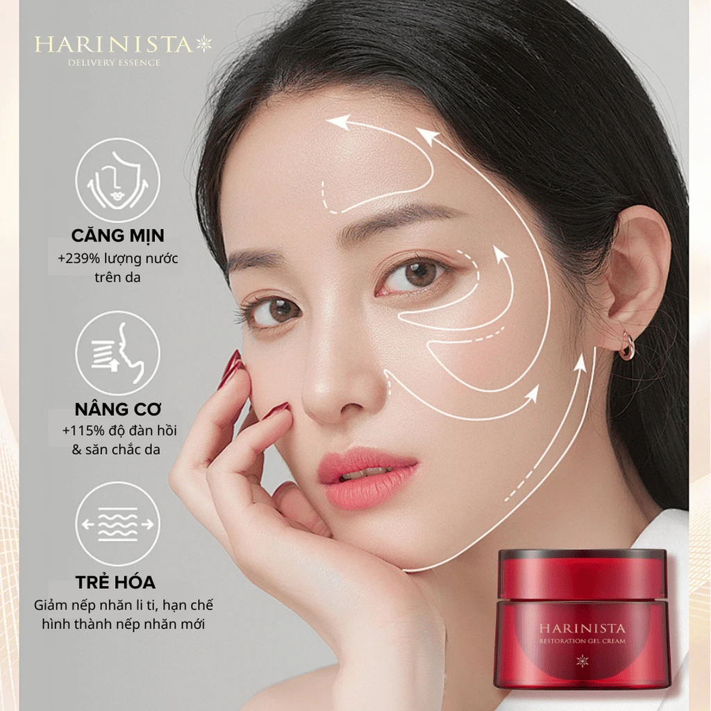 Kem Dưỡng Harinista Chống Lão Hóa Chuyên Sâu Từ Tế Bào Gốc Táo MEISHOKU 50G - Ảnh 4