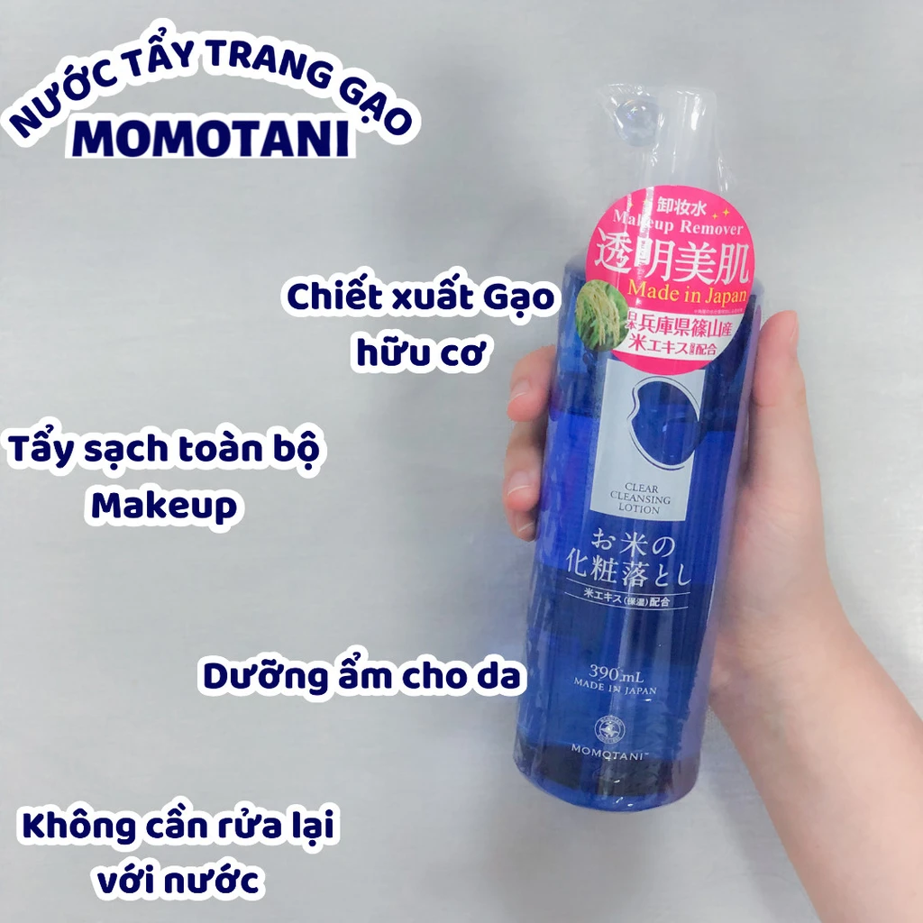 Nước Tẩy Trang Dưỡng Trắng MOMOTANI White moisture clear cleasing lotion 390ml - Ảnh 6